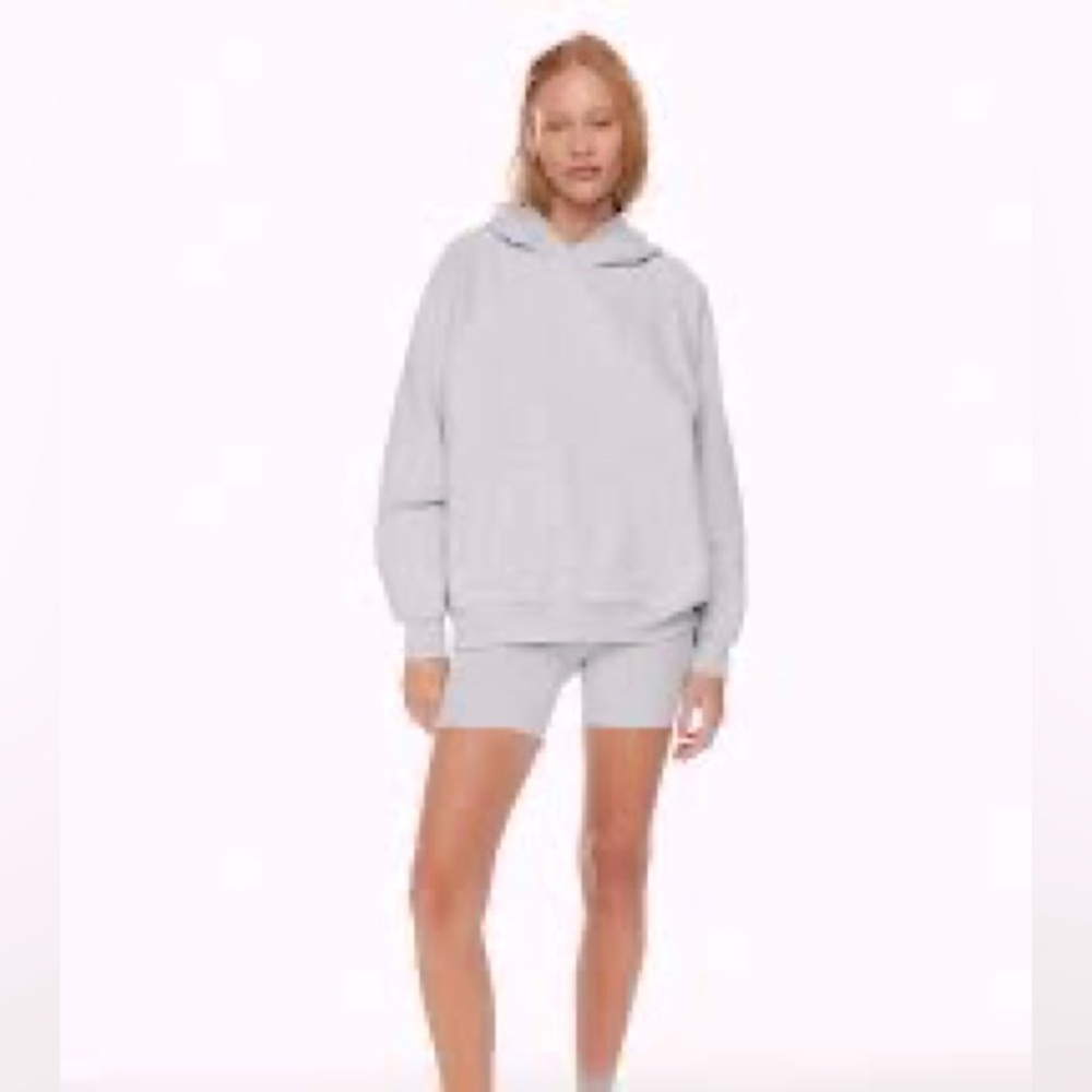 Aritzia TNA Cozy Fleece Mega Raglan Hoodie Women Size 1 (XS)